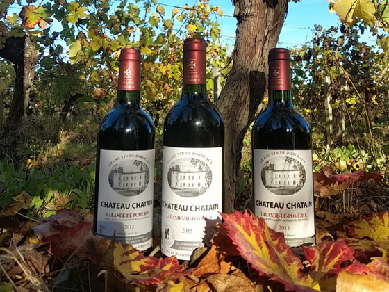 Coffret vin de Bordeaux 3 bouteilles rouge AOC Lalande-de-Pomerol