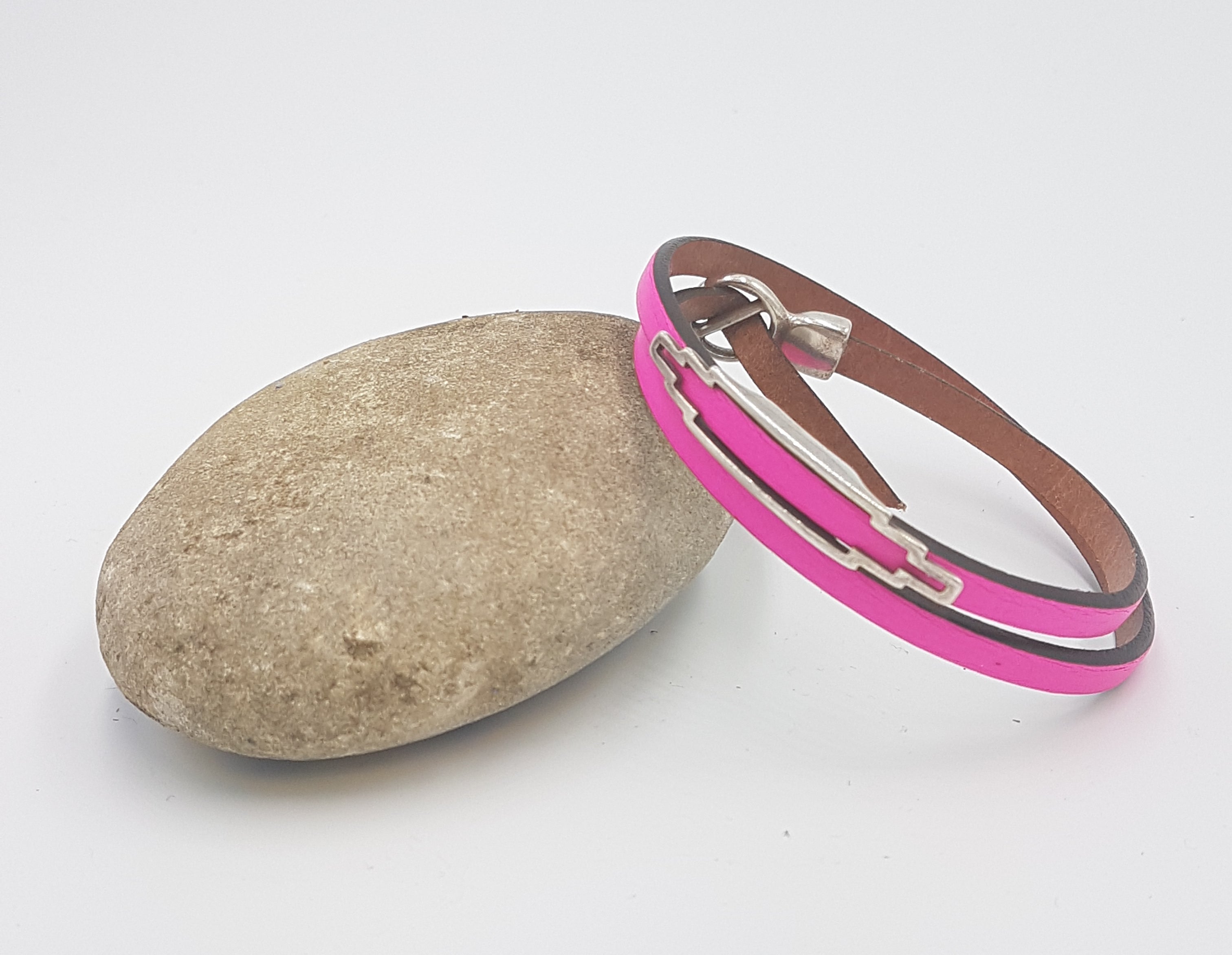 Bracelet en cuir de vachette