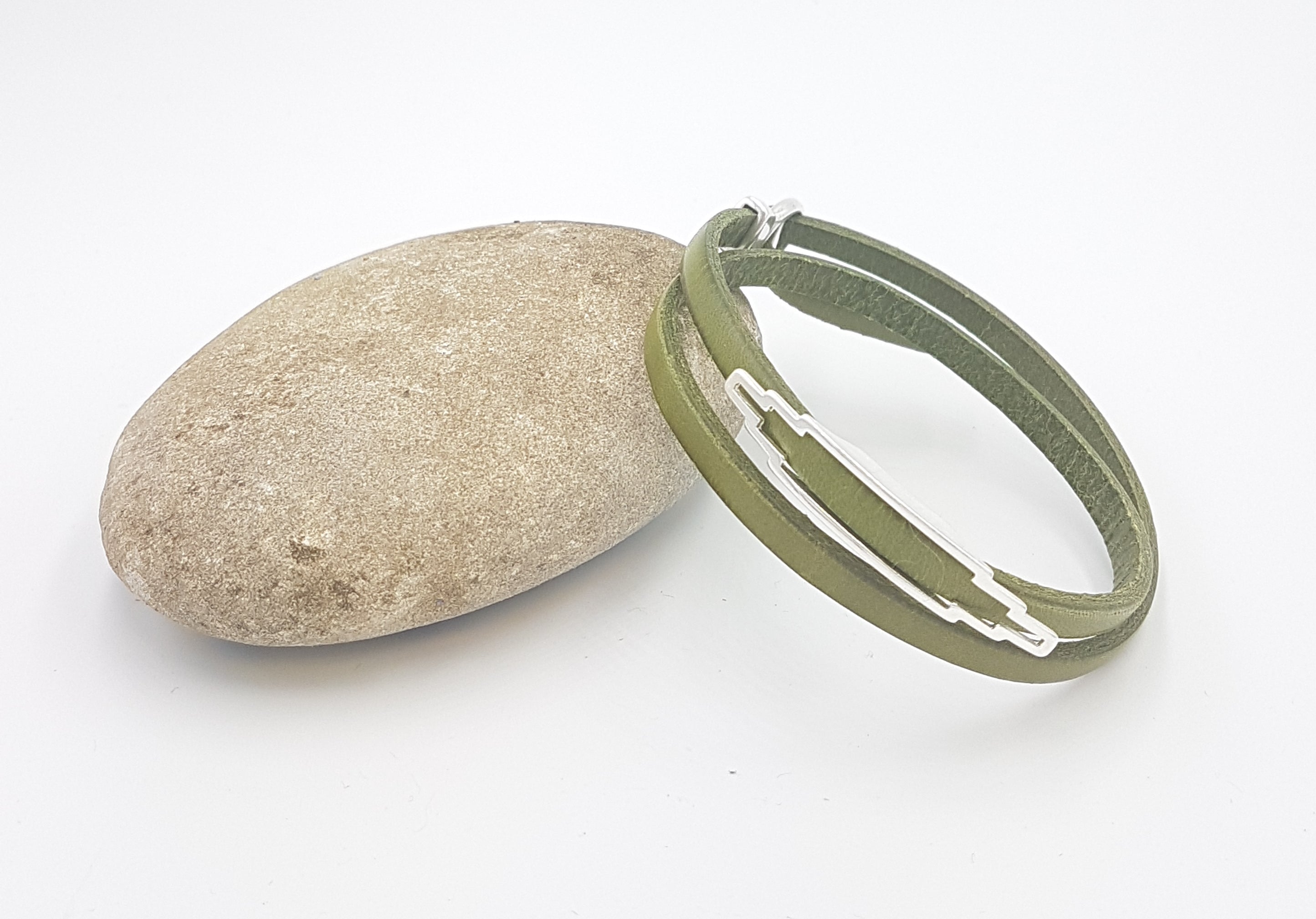 Bracelet en cuir de vachette