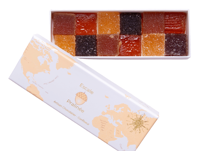 Colis gourmand de 12 pâtes de fruit artisanales
