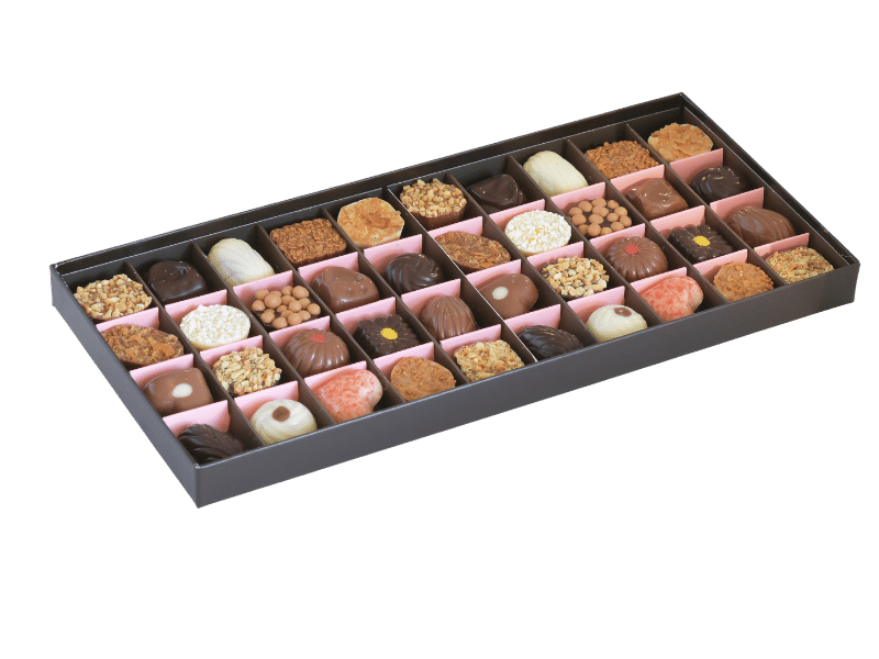 Écrin 40 mini-chocolats aux multiples saveurs