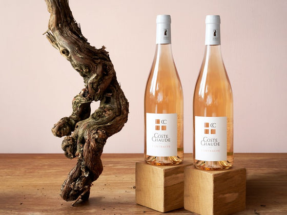 Coffret vin du Rhône BIO 2 bouteilles rosé AOC Côtes-du-Rhône Villages