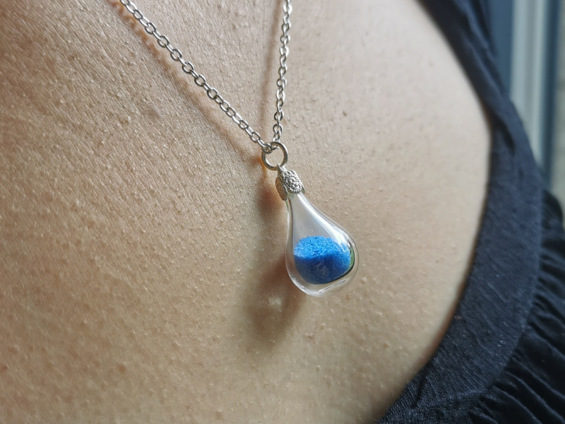 Pendentif en verre soufflé 