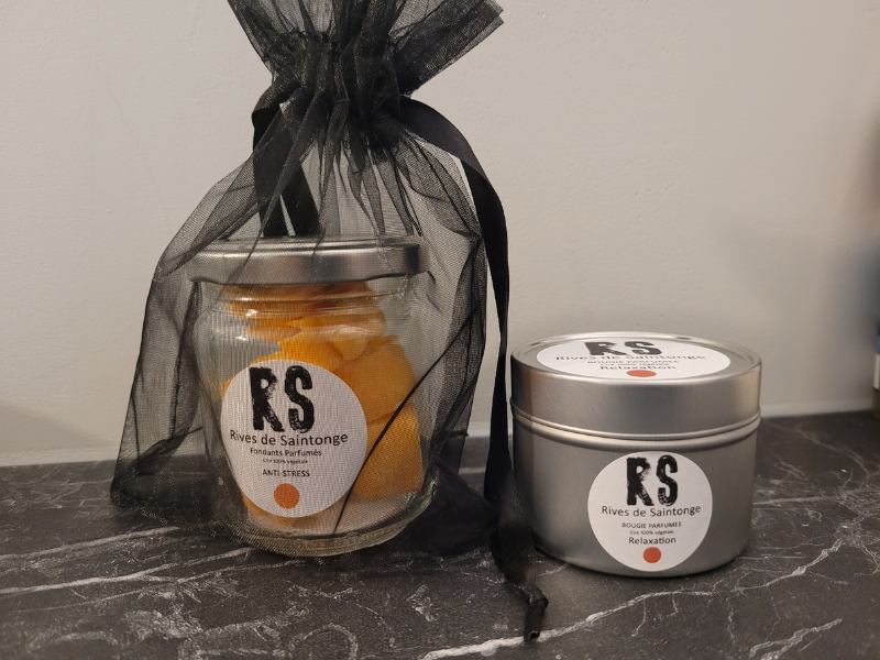 Fondants et bougie relaxation