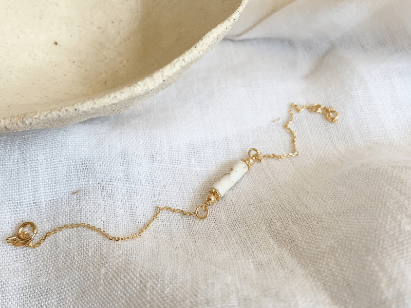 Boucles d'oreilles ou Bracelet en pierres fines