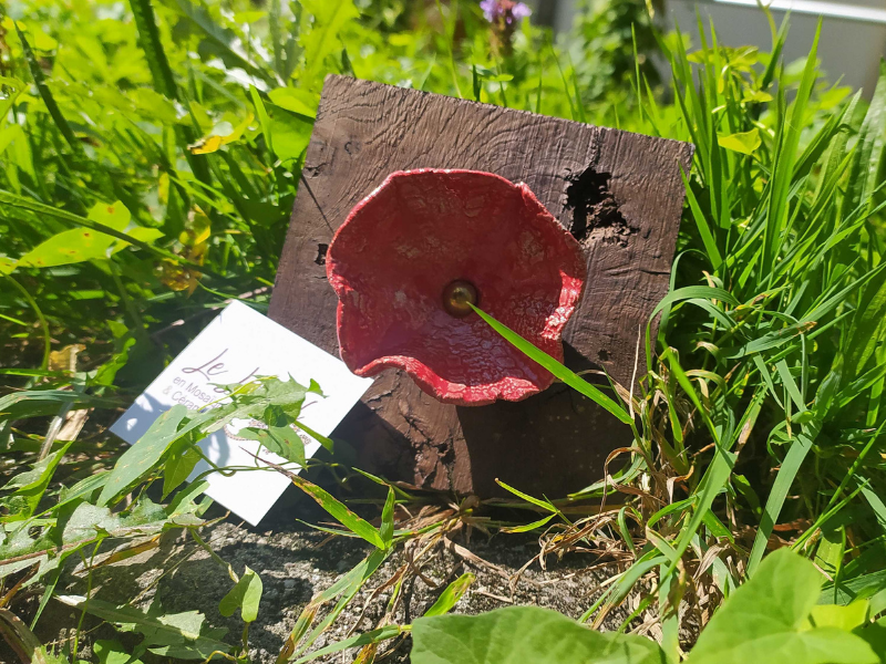 Tableau Le Coquelicot et le Vieux Chêne