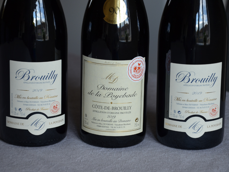 coffret 6 bouteilles brouilly