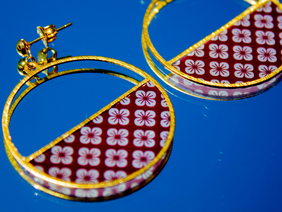 Boucle d'oreille Luna