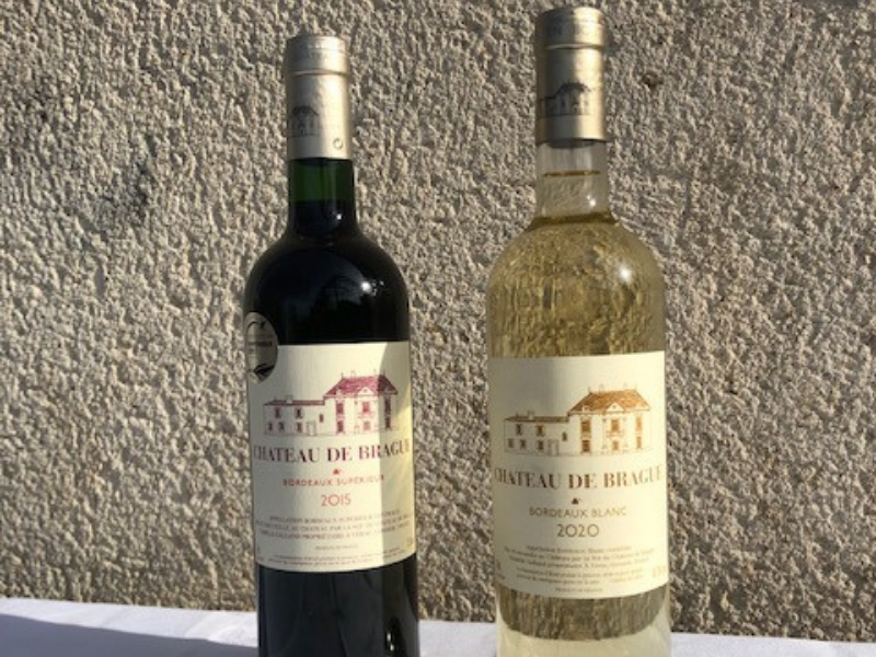 Coffret Tradition & Dégustation 2 bouteilles - AOP Bordeaux blanc et AOP  Bordeaux rouge