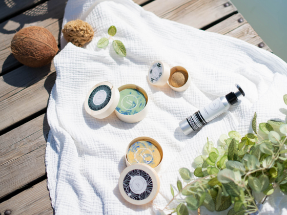 Coffret Sens : savons, huile et shampoing