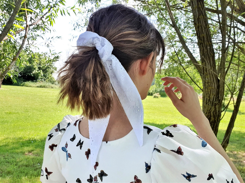 Duo de foulchies pour cheveux