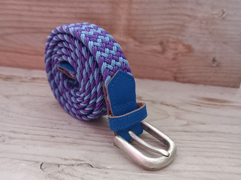 Ceinture femme tressee elastique sale
