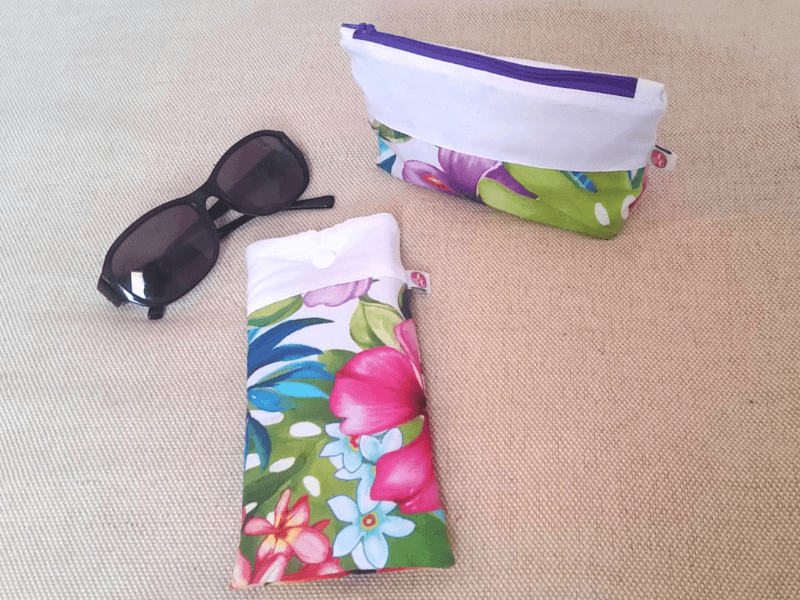 Accessoires pour sac à main : étui à lunette et trousse