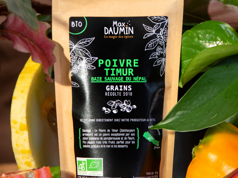 Assortiment de 3 poivres en grain d’exception