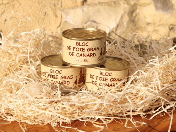 Trio blocs de foie gras de canard 65g