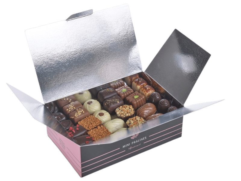 Ballotin mini-chocolats 60 pièces