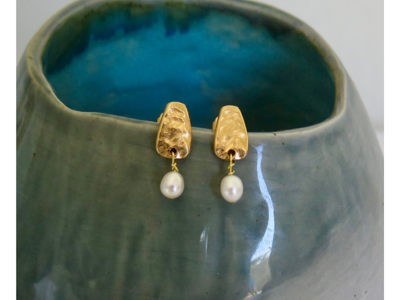 Boucles d’oreilles Amazonite ou Perle