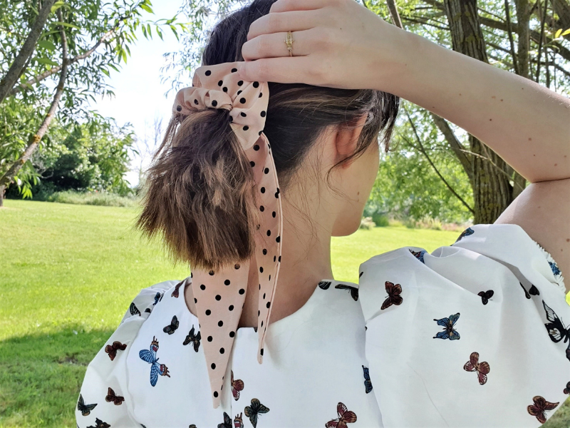 Duo de foulchies pour cheveux