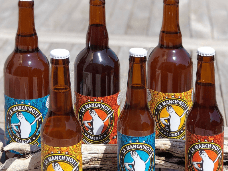 Coffret bière 6 bières du Cotentin Blonde, Ambrée, Brune, Triple, Blanche