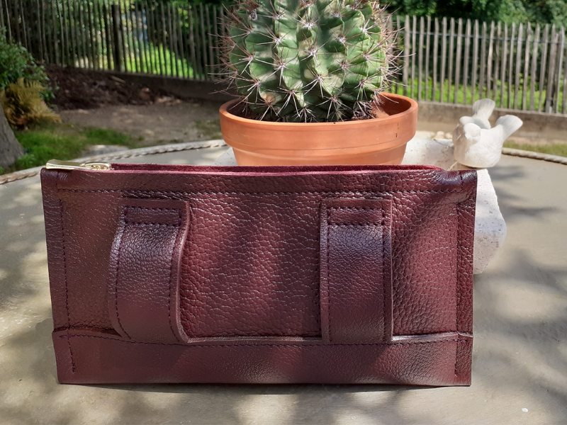 Pochette ceinture tout en cuir