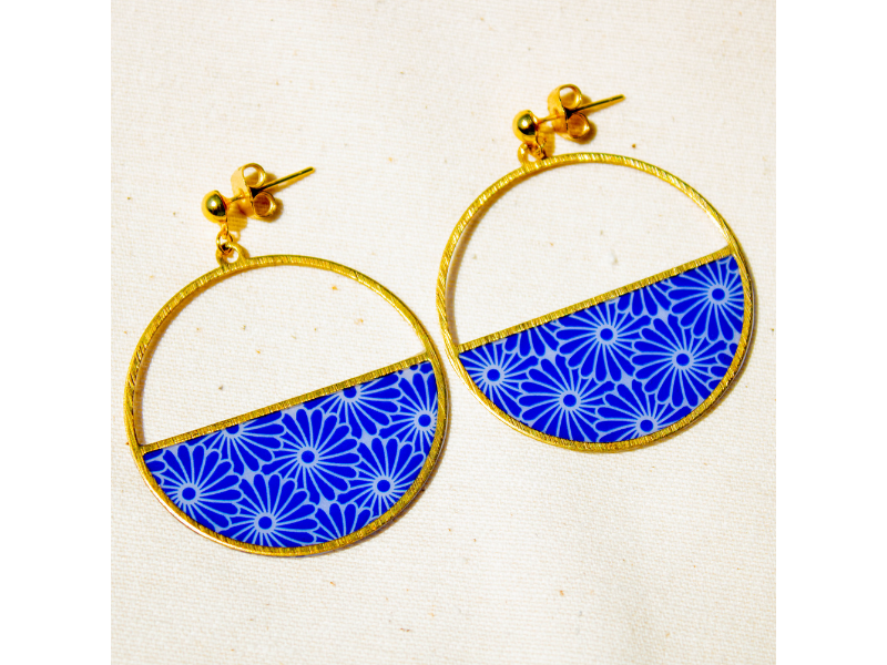 Boucle d'oreille Luna