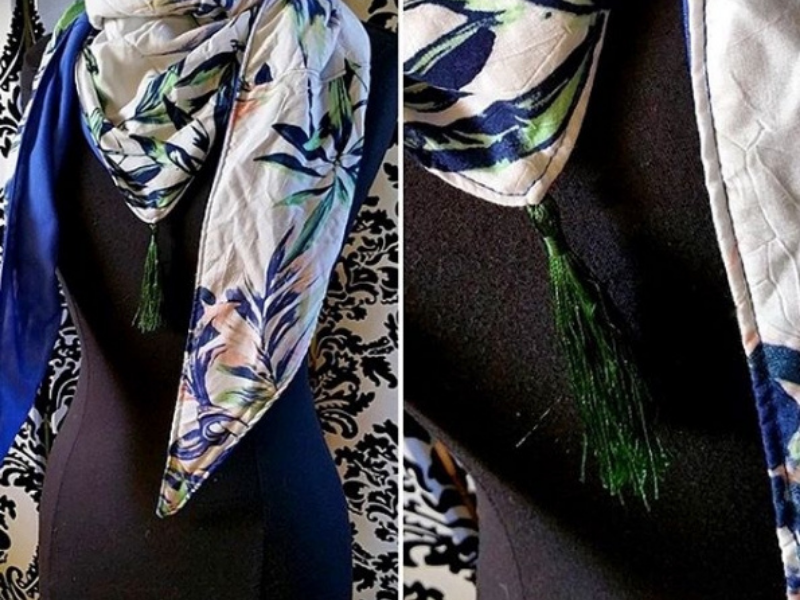 Foulard style chèche