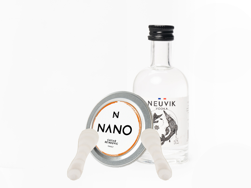 Coffret Shot Caviar : Caviar Baeri et Vodka