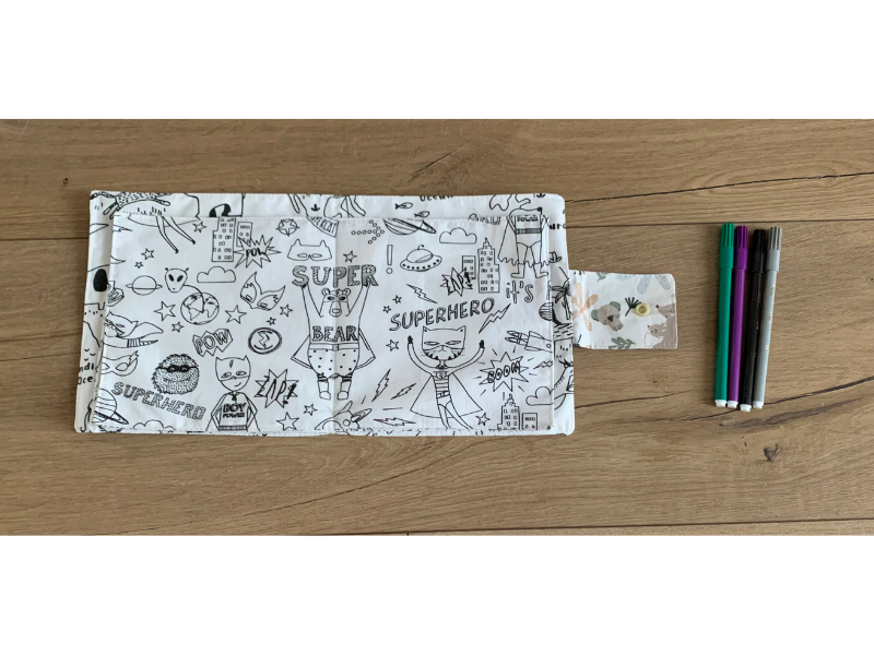 Le cahier de coloriage lavable