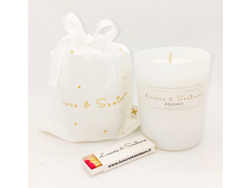 Duo de grandes bougies prestige