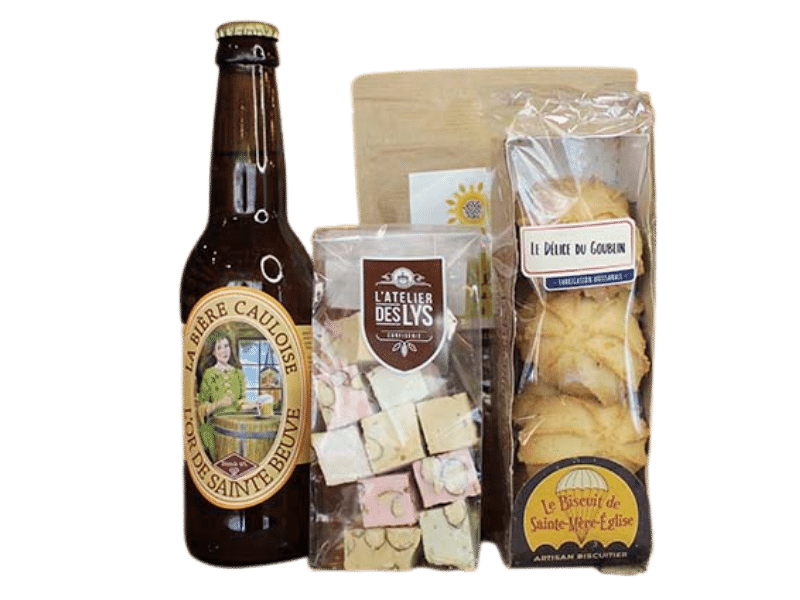 Colis découverte bière artisanale 33cl et gourmandises