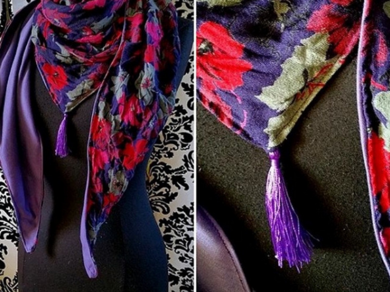 Foulard style chèche