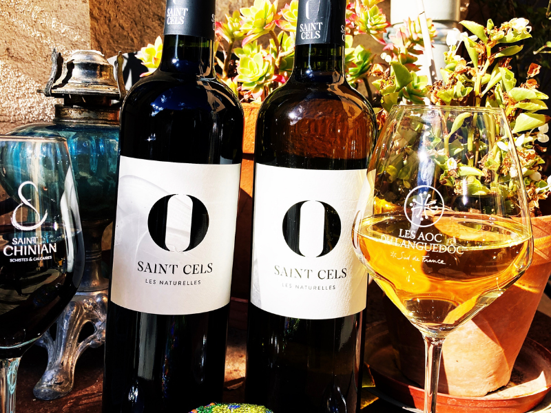 Coffret vin du Languedoc 2 bouteilles rouge et blanc IGP Pays d'Oc