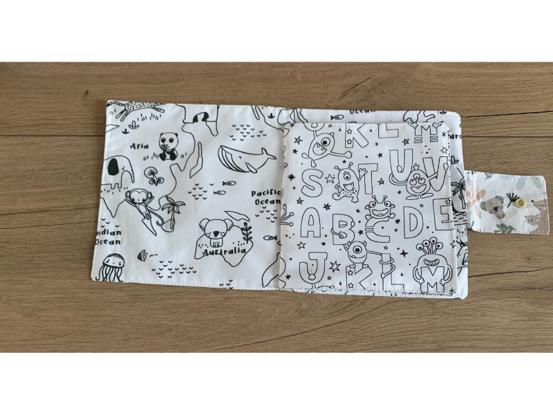 Le cahier de coloriage lavable