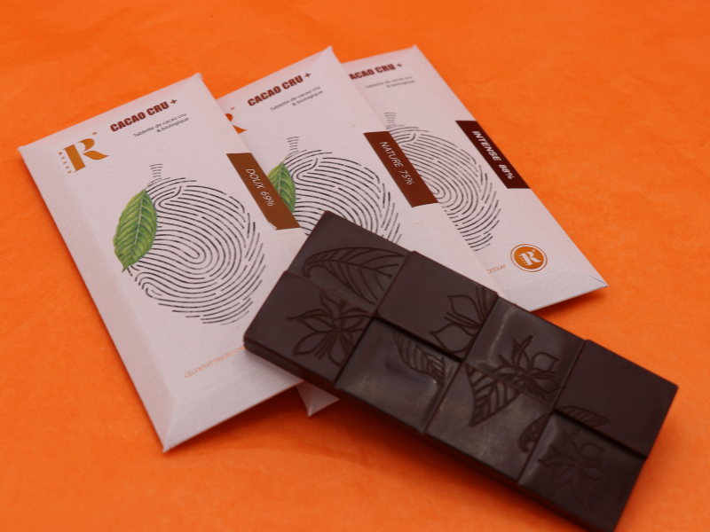 Tablettes de Cacao cru (Chocolat noir)