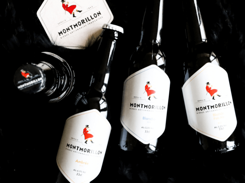 Coffret bière 4 bières du Poitou et sous boc Blanche, Blonde Pale Ale, Ambrée, Brune