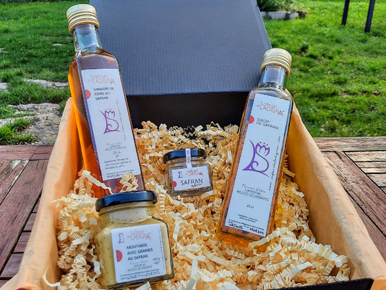 Assortiment de produits safranés