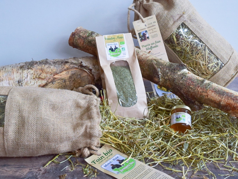 Saveurs d'un été Normand : Foin de cuisine, tisane, poudre et confits de foin