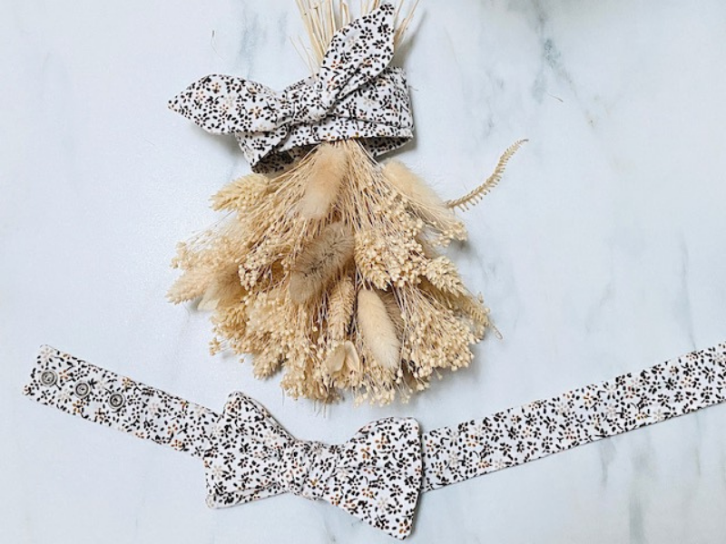 Coffret pour elle & lui : Nœud papillon et Headband