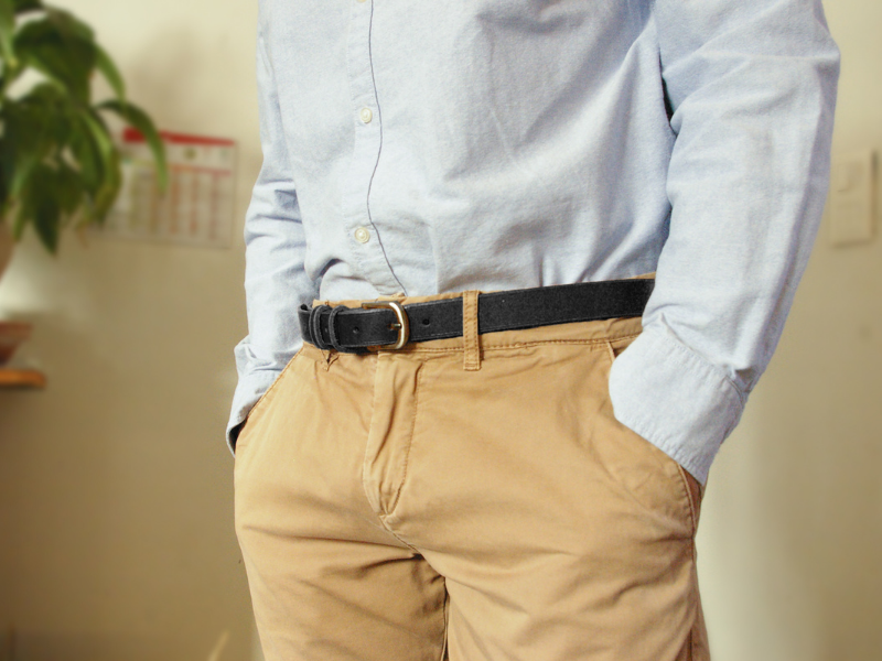 ceinture sur mesure en veritable cuir