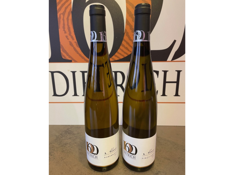 Coffret vin d'Alsace 2 bouteilles blanc