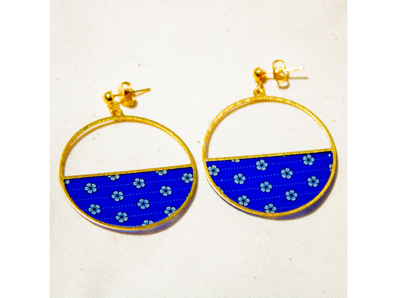 Boucle d'oreille Luna