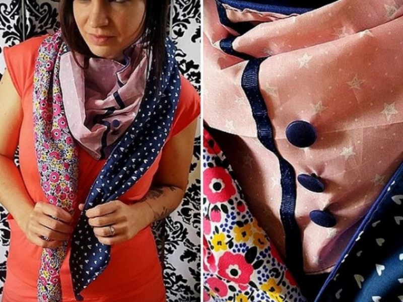 Foulard style chèche