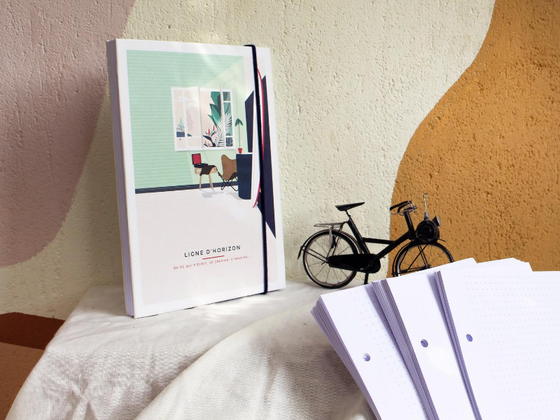 Carnet de voyages rechargeable « Le voyageur » de la collection Ligne de Vie