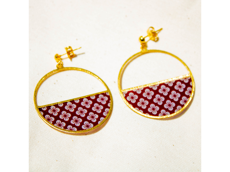 Boucle d'oreille Luna