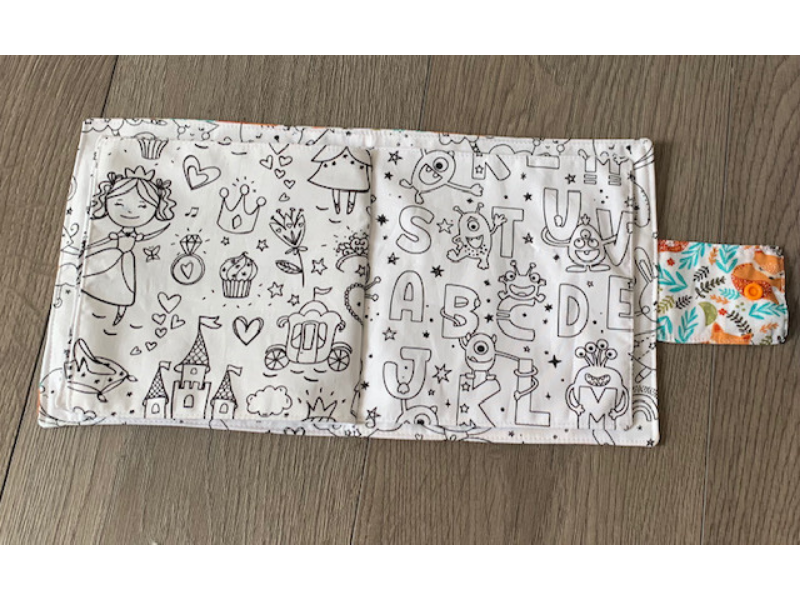 Le cahier de coloriage lavable