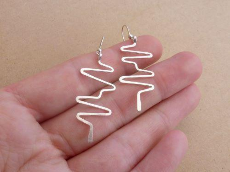 Boucles d'oreilles Electro plaquées argent