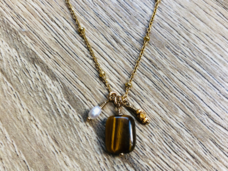 Parure Clara Collier et mini créoles