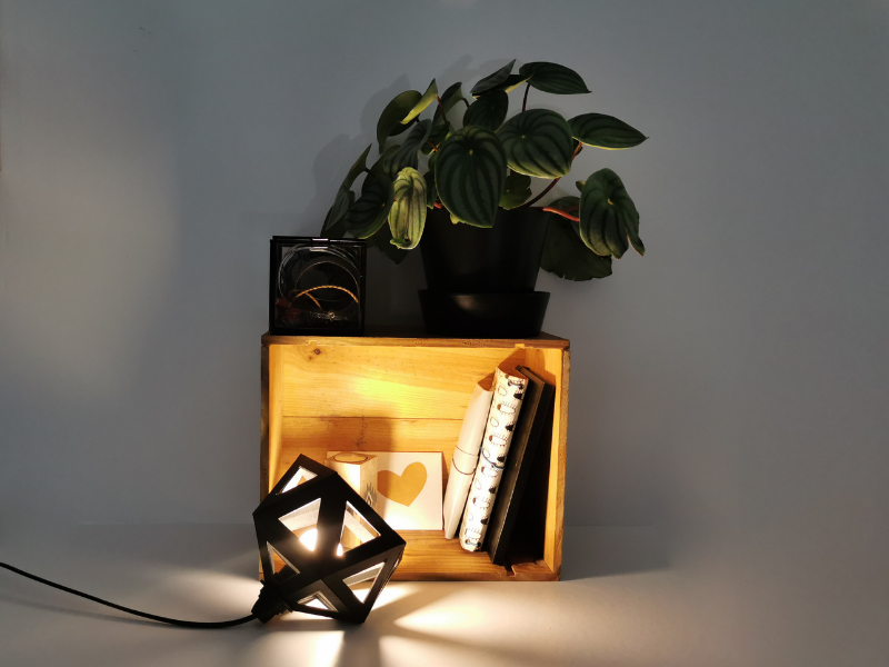 Deux lampes Origami pour lampe de chevet ou d'appoint