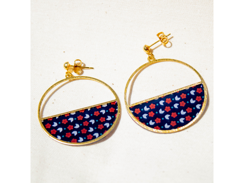 Boucle d'oreille Luna