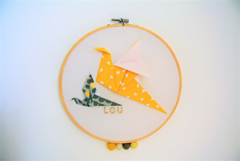 Tambour décoratif pour bébé personnalisable avec le prénom